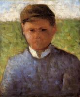 Seurat, Georges - Young Peasant in Blue